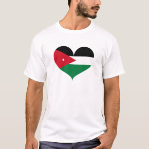 I Liebe Jordan Flag T-Shirt