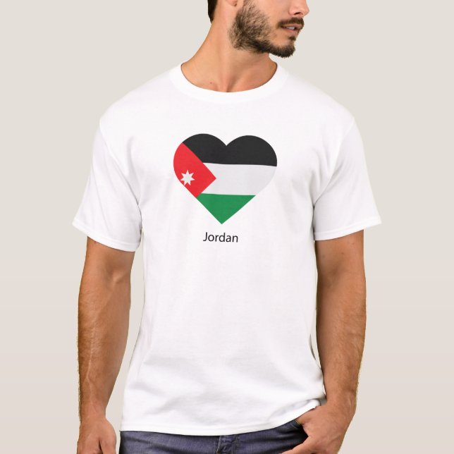 I Liebe Jordan T-Shirt (Vorderseite)