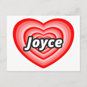 I Liebe Joyce Postkarte