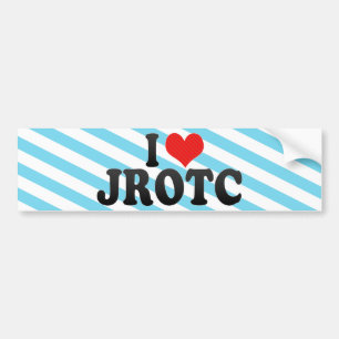 I Liebe JROTC Autoaufkleber