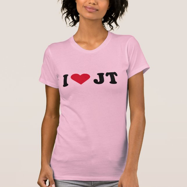 I LIEBE JT T-Shirt (Vorderseite)