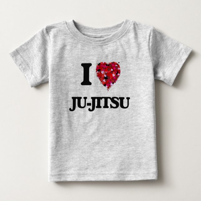 I Liebe Ju-Jitsu Baby T-shirt (Vorderseite)