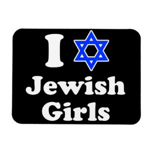 I Liebe Jüdische Mädchen Magnet