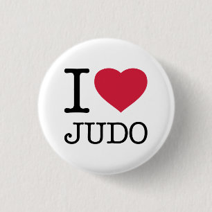 I LIEBE JUDO BUTTON