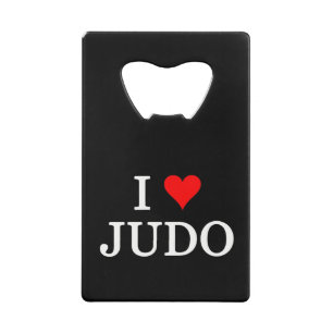 I Liebe Judo Geldbeutel Flaschenöffner