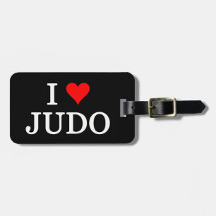 I Liebe Judo Gepäckanhänger