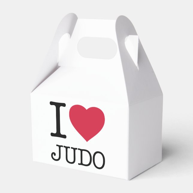 I LIEBE JUDO GESCHENKSCHACHTEL (Vorderseite)