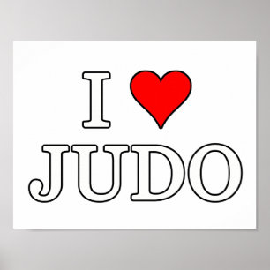 I Liebe Judo Poster