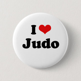 I Liebe-Judo-T-Shirt Button