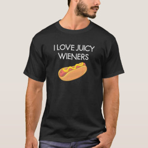 I Liebe Juicy Dackeln Funny Joke Sarcastic Family  T-Shirt