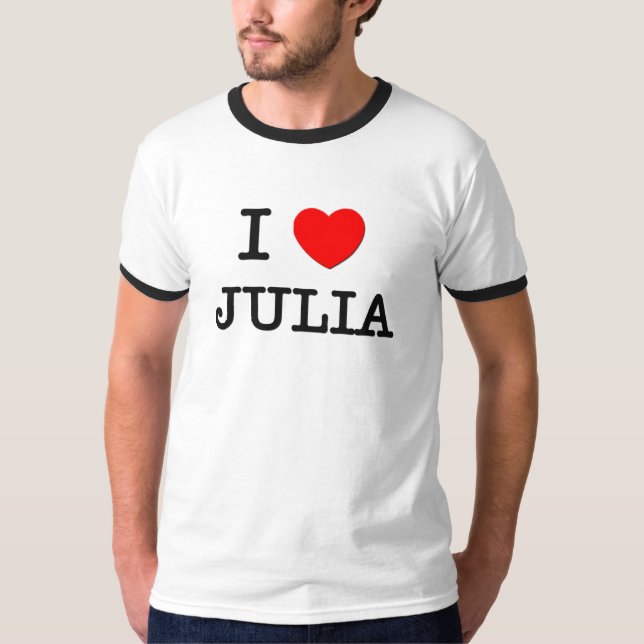 I Liebe Julia T-Shirt (Vorderseite)