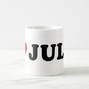 I LIEBE JULIE KAFFEETASSE