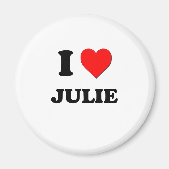I Liebe Julie Magnet (Vorne)