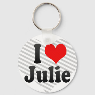 I Liebe Julie Schlüsselanhänger