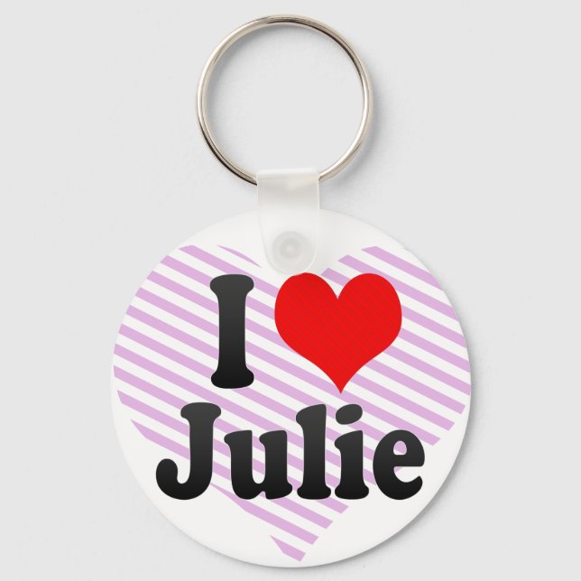 I Liebe Julie Schlüsselanhänger (Vorderseite)