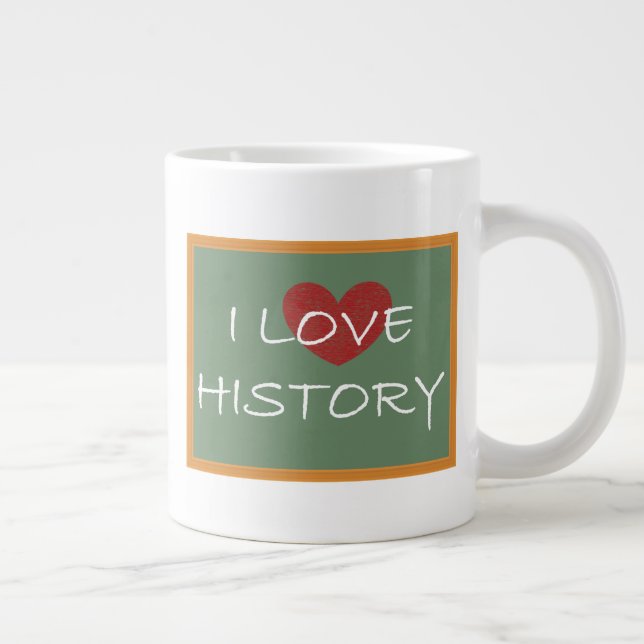 I Liebe Jumbo-Tasse (Rechts)