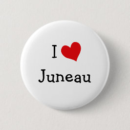 I Liebe Juneau Button
