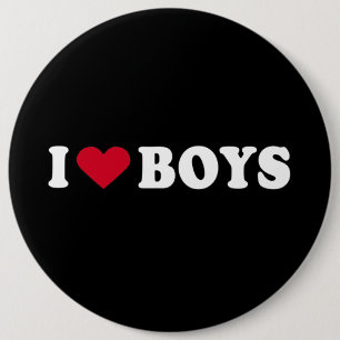 I LIEBE-JUNGEN BUTTON