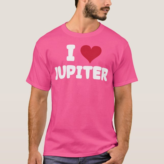 I Liebe Jupiter T-Shirt (Vorderseite)