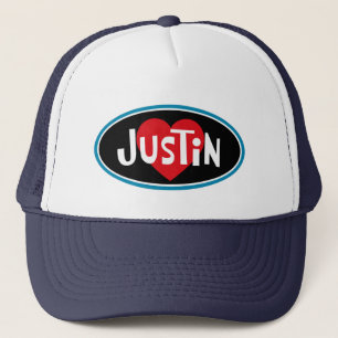 I Liebe JUSTIN Truckerkappe