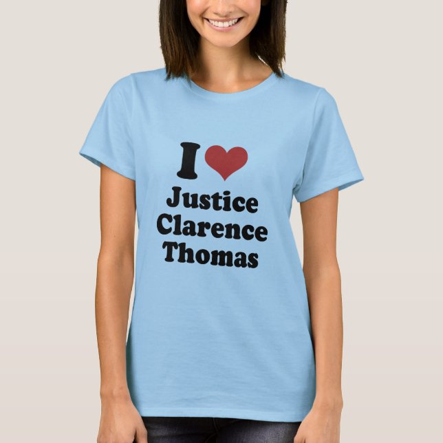 I LIEBE JUSTIZ CLARENCE THOMAS - .pnng T-Shirt (Vorderseite)
