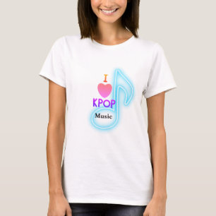 I Liebe K-Pop-Musik T-Shirt