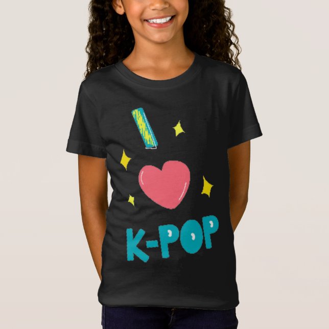 I LIEBE K-POP T-Shirt (Vorderseite)