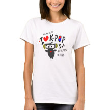 I Liebe K-POP TXT OWL VECTOR Ladys Baby Doll (Fitt