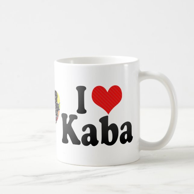 I Liebe Kaba Kaffeetasse (Rechts)