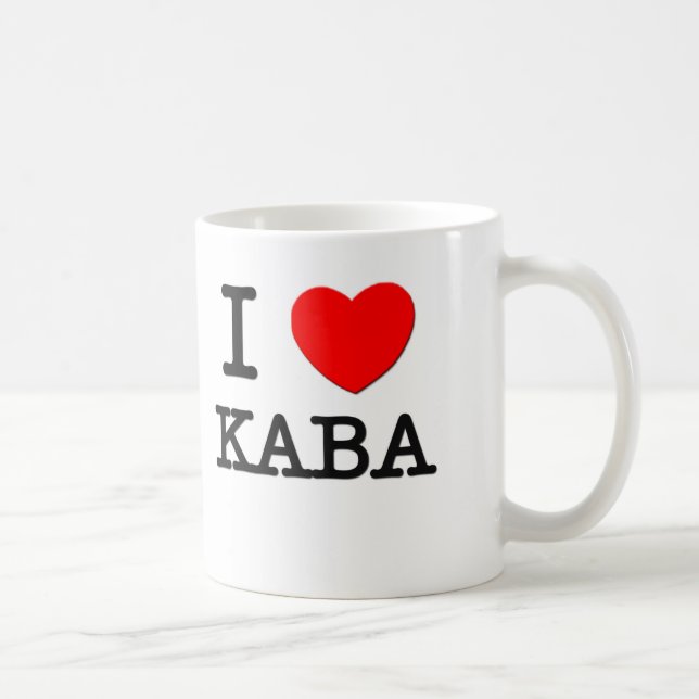 I Liebe Kaba Tasse (Rechts)