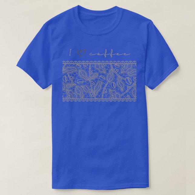 I Liebe Kaffee 6 T-Shirt (Design vorne)
