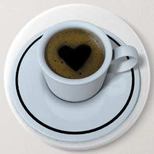 I LIEBE-Kaffee Button