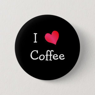 I Liebe Kaffee Button