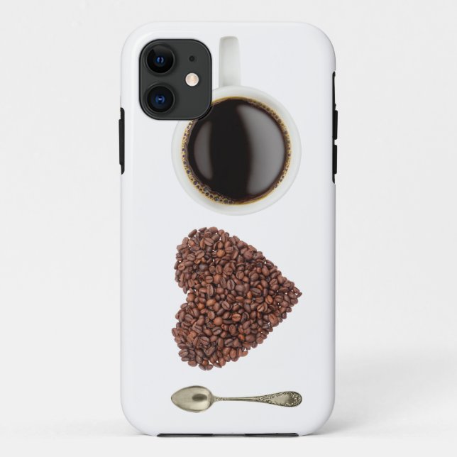 I Liebe Kaffee Case-Mate iPhone Hülle (Rückseite)