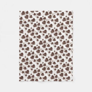 I Liebe-Kaffee!! Fleecedecke