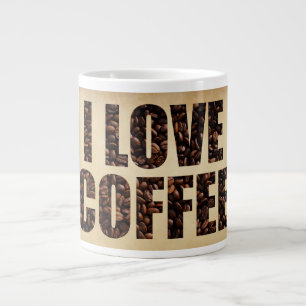 I Liebe Kaffee Jumbo-Tasse
