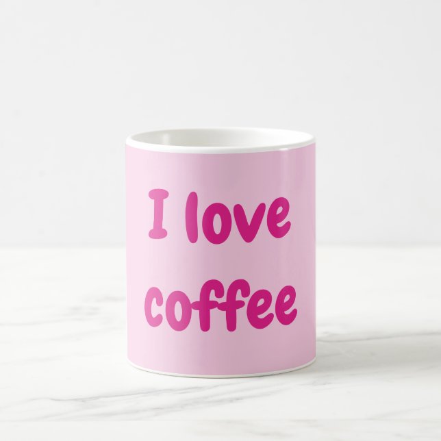 I Liebe Kaffee Kaffeetasse (Mittel)