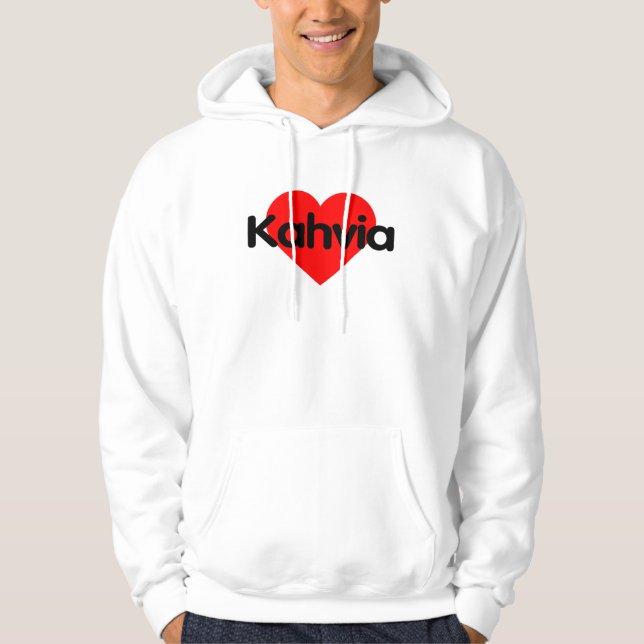 I Liebe Kaffee - Kahvia Hoodie (Vorderseite)