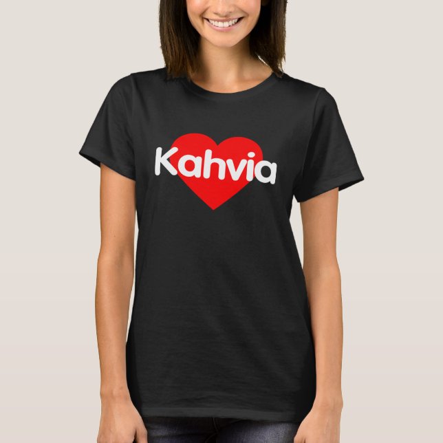 I Liebe Kaffee - Kahvia T-Shirt (Vorderseite)