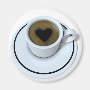 I LIEBE-Kaffee Magnet