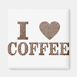 I Liebe Kaffee Magnet