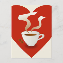 i Liebe Kaffee - Postkarte