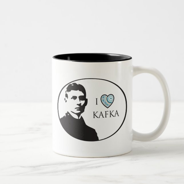 I Liebe Kafka Tasse (Rechts)
