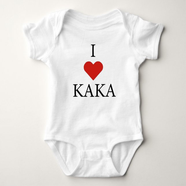 I LIEBE KAKA Baby Bodysuit Baby Strampler (Vorderseite)