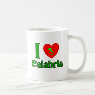 I Liebe Kalabrien Italien Kaffeetasse