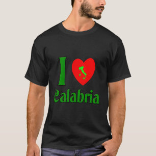 I Liebe Kalabrien Region Italien T-Shirt