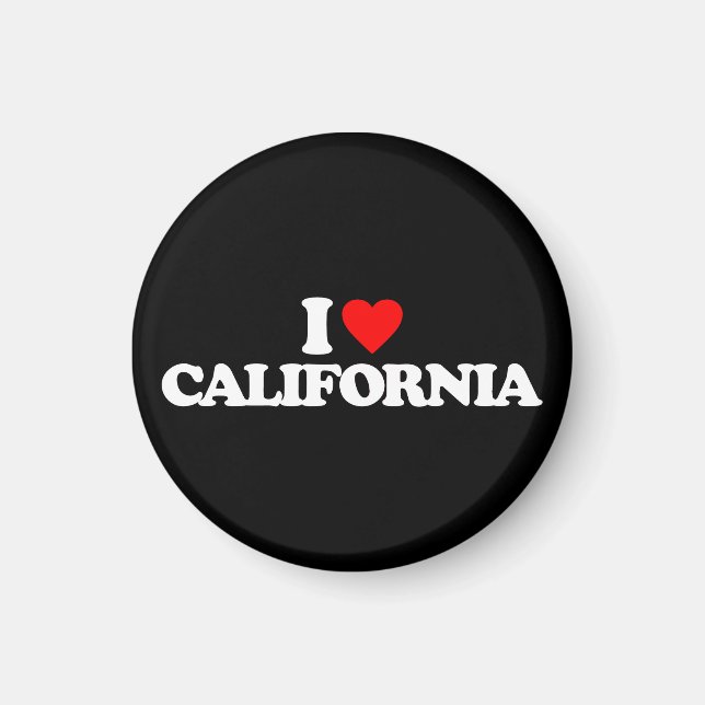 I LIEBE KALIFORNIEN MAGNET (Vorne)