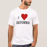I Liebe Kaliforniens Shirt