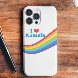 I Liebe Kamala Harris Niedlich Rainbow Politische iPhone 16 Hülle