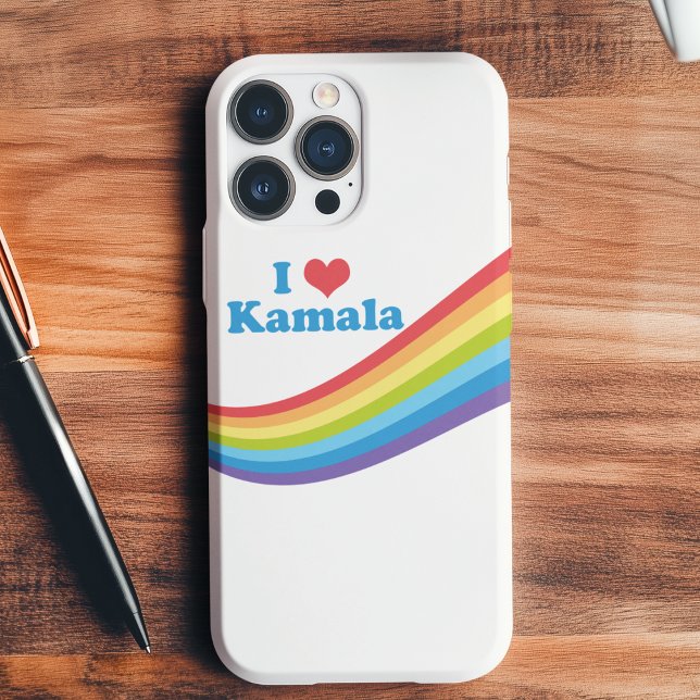 I Liebe Kamala Harris Niedlich Rainbow Politische Case-Mate iPhone Hülle (Von Creator hochgeladen)